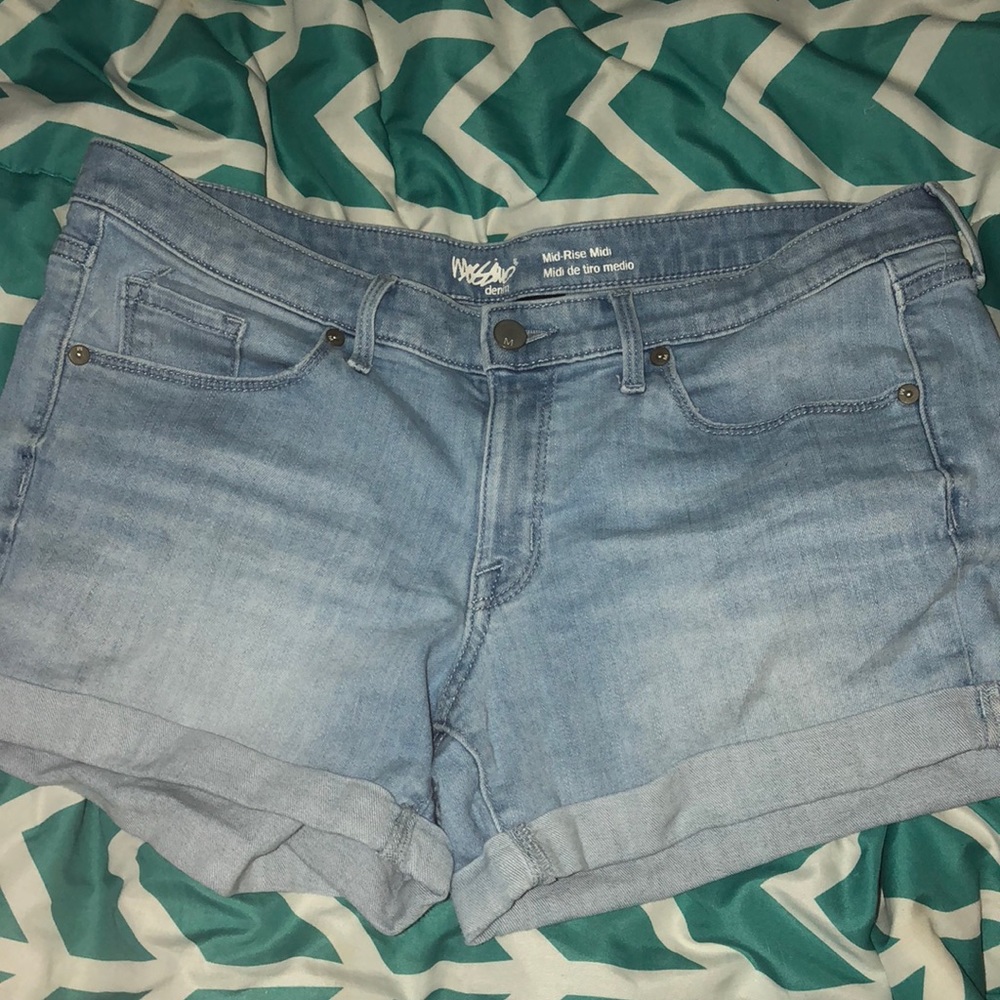 Mossimo Mid Rise Denim Shorts